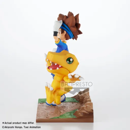 Digimon Adventure Adventure Archives Taichi and Agumon figure 15cm